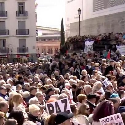 Protestos contra a guerra no Irão mobilizam milhares nas ruas espanholas