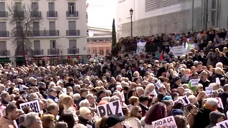 Protestos contra a guerra no Irão mobilizam milhares nas ruas espanholas