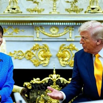 Trump e primeira-ministra do Japão discutem ataque ao Irão após Pearl Harbor