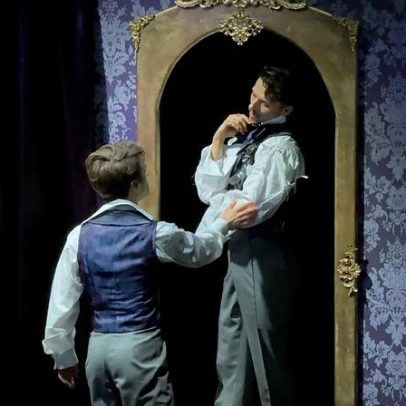 Dorian Gray leva retrato em dança a encenação em Varsóvia