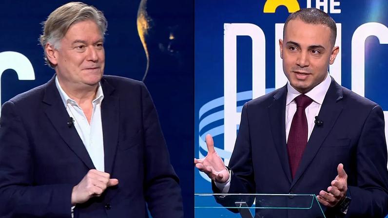 Eurodeputados Antonio López-Istúriz (PPE) e Daniel Attard (S&D) em The Ring