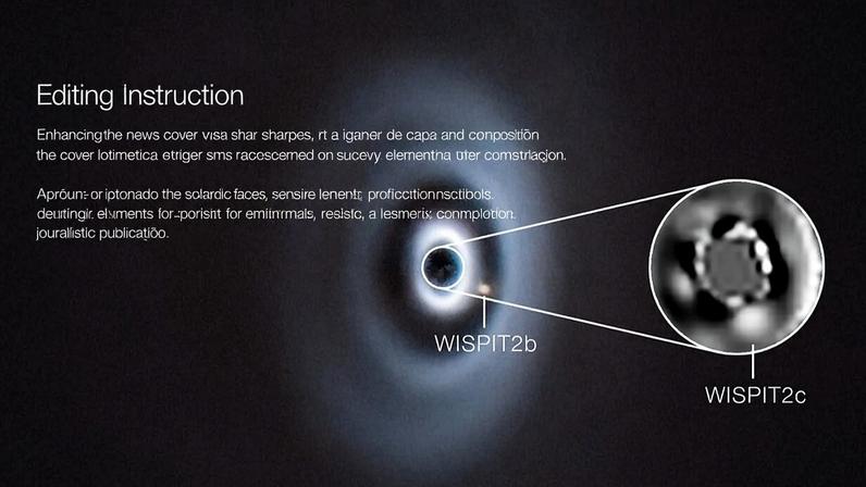 VLT capta imagens de dois planetas em formação em torno da jovem estrela WISPIT 2
