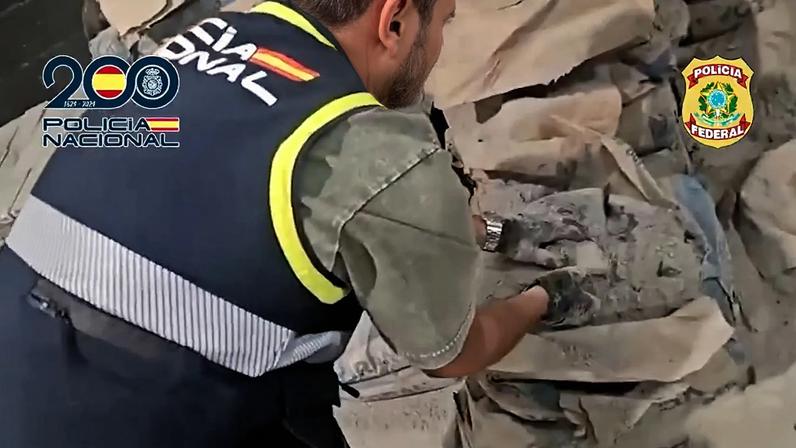 Imagem da operação policial.