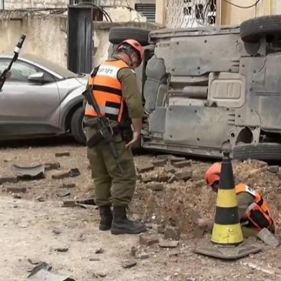 Explosão em casa em Israel fere moradores durante novo ataque iraniano