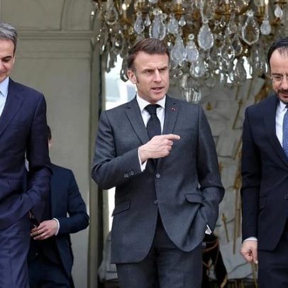 Escudo europeu reforçado em Chipre; Macron e Mitsotakis visitam ilha