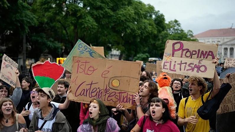 ARQUIVO Manifestação de estudantes em Lisboa em 2025