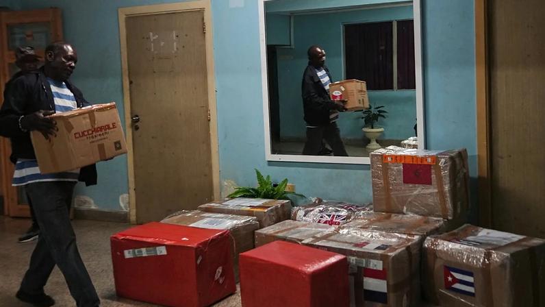 Ajuda humanitária oriunda da Europa começa a chegar a Cuba