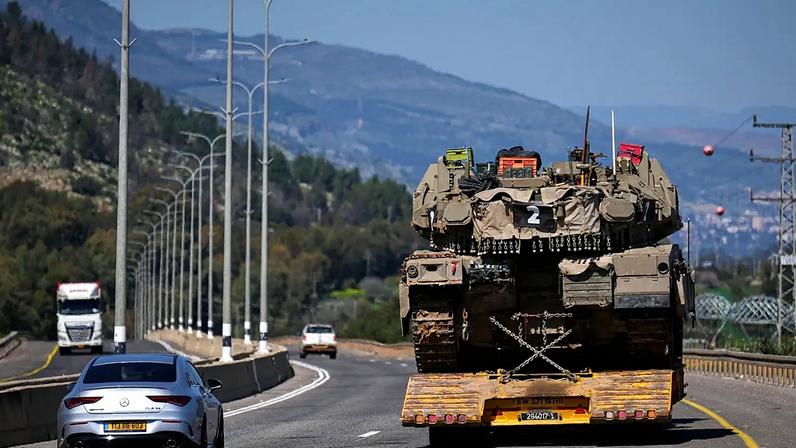 Um tanque em Israel