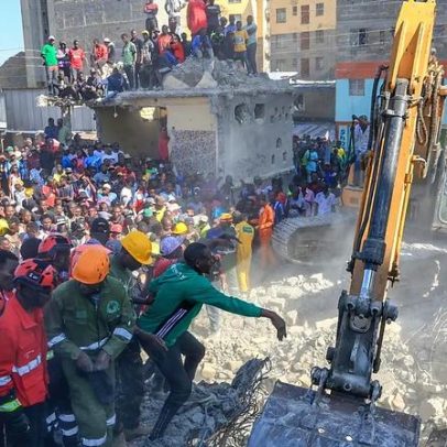 Quénia: queda de prédio em Nairóbi deixa pelo menos dois mortos e vários feridos