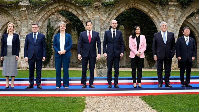 Os ministros dos Negócios Estrangeiros do G7 reuniram-se na quinta e na sexta-feira.