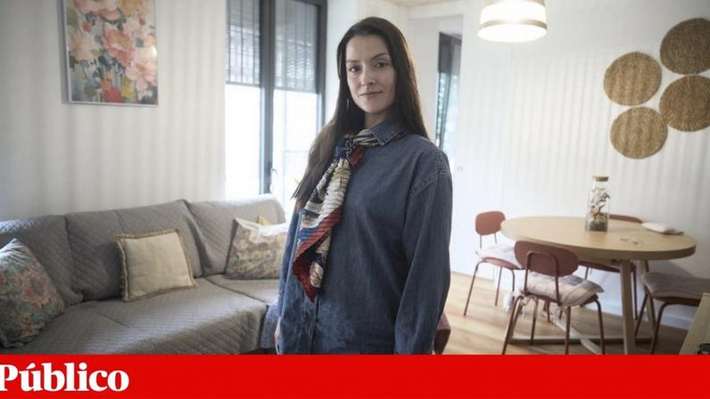 Ana Filipa Pereira Gomes vive num andar, em Entrecampos, atribuído pelo Programa de Renda Acessível da Câmara de Lisboa