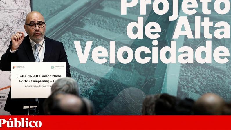 Governo já está a adjudicar troços para a alta velocidade