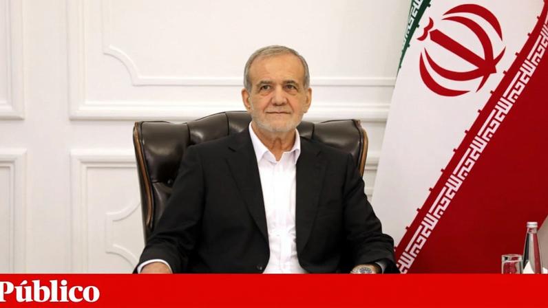 O Presidente do Irão, Masoud Pezeshkian, aqui numa foto de arquivo, veio dizer em comunicado que a vingança é um "direito legítimo"