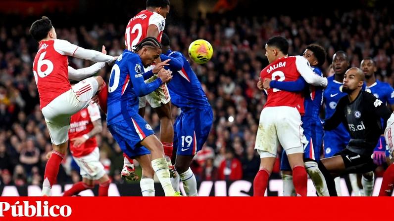 Timber marcou o golo da vitória do Arsenal frente ao Chelsea
