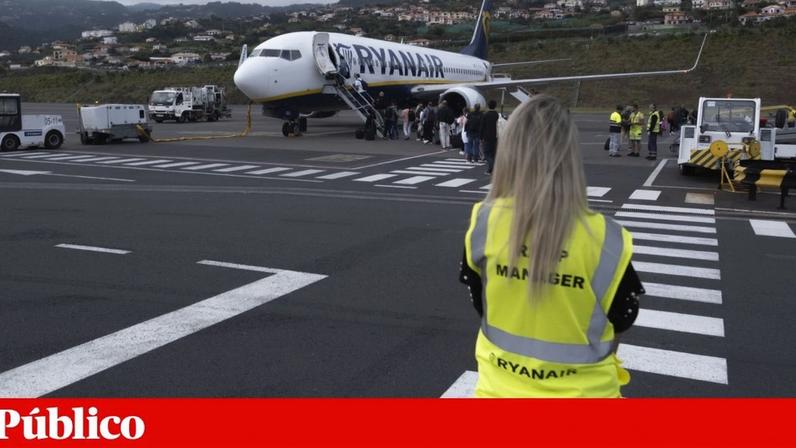 Movimento no Aeroporto Internacional da Madeira está nesta segunda-feira a ser condicionado por condições meteorológicas adversas