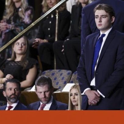 Campanha satírica pede alistamento de Barron Trump na guerra com o Irão