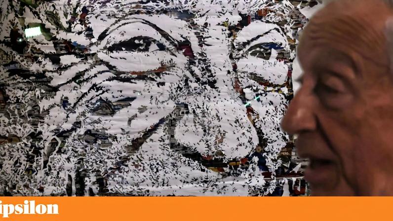 Marcelo Rebelo de Sousa durante a apresentação do seu retrato oficial como Presidente da República, no Museu da Presidência, em Belém, Lisboa