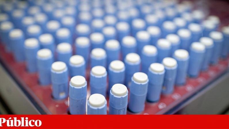 Canetas injectáveis nas instalações de produção da empresa Novo Nordisk, na Dinamarca