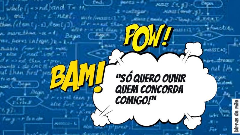 Voto num algoritmo que nos crie uma bolha boa e sugiro que de três em três meses troquemos de algoritmo com alguém!