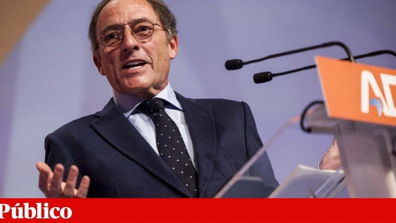 Paulo Portas na convenção da Aliança Democrática em Janeiro de 2024