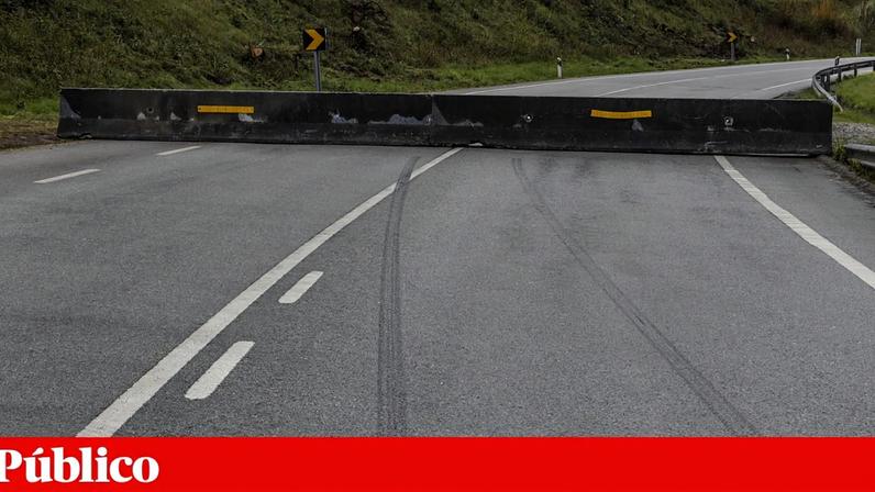 Penela: abriu-se um fosso no concelho após ruir a estrada