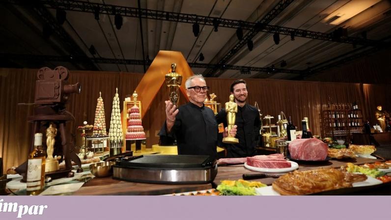 O chef executivo Wolfgang Puck, dono da empresa responsável pelo catering do jantar dos Óscares