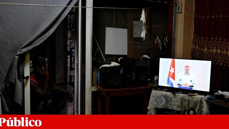 Miguel Dáaz-Canel anunciou na televisão estatal a abertura de conversações com os EUA