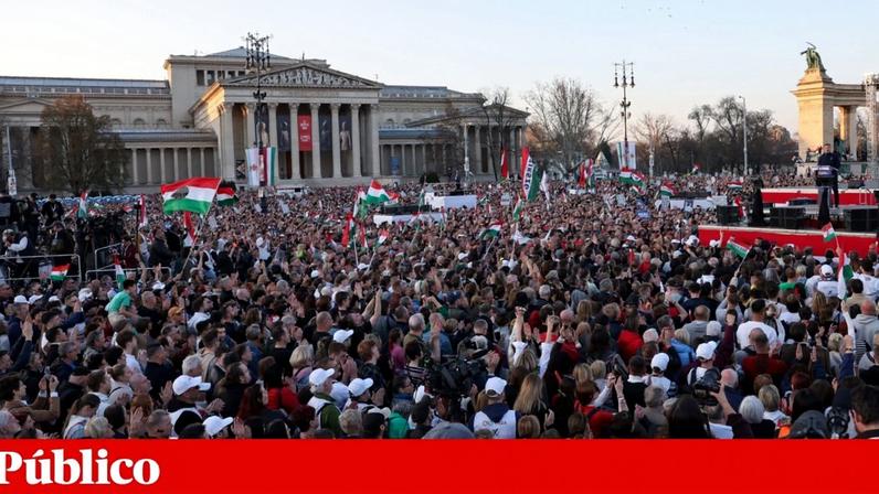 Viktor Orbán este domingo em Budapeste