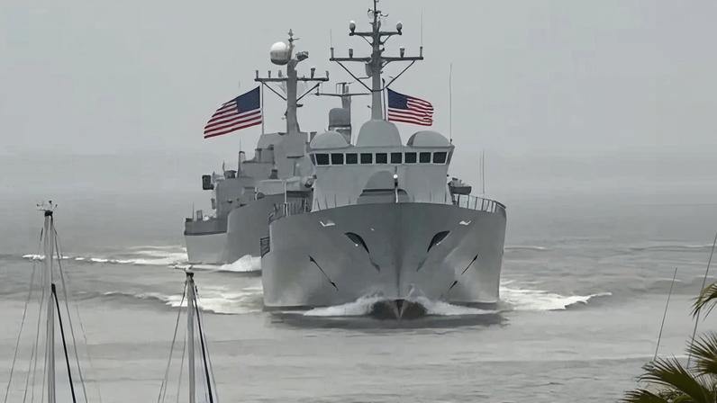 Vídeo que mostra barcos de guerra a entrar nos EUA é falso