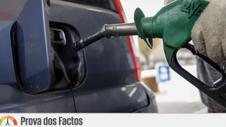 Afirmação de Ventura sobre preços de combustíveis em Portugal é falsa