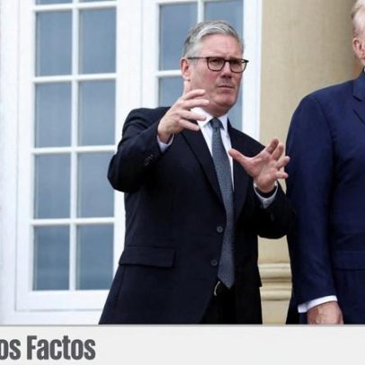 Trump partilha vídeo satírico sobre o primeiro-ministro britânico