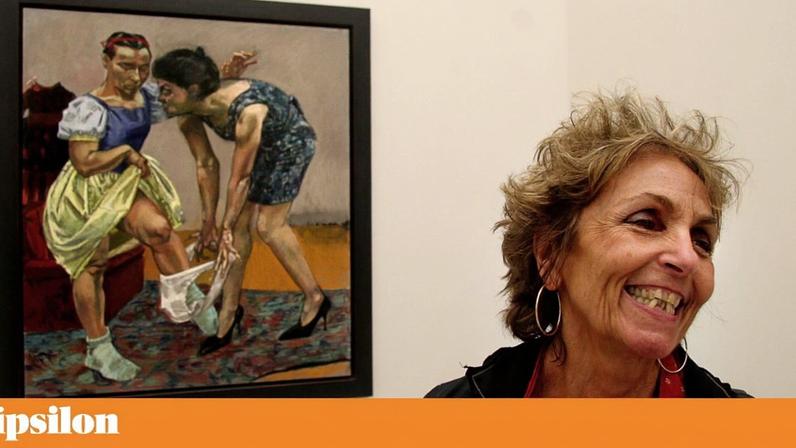 Paula Rego, em 2007, em vésperas de uma retrospectiva dedicada à sua obra no Museu Nacional e Centro de Artes Reina Sofia, em Madrid