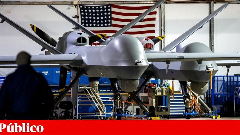 Um dos *drones* MQ-9 Reaper usado pelos EUA