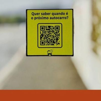 Pai em Sintra espalha códigos QR para ajudar a filha a ver horários dos autocarros
