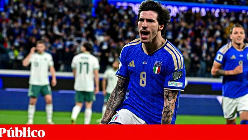 Tonali marcou e assistiu no triunfo da Itália