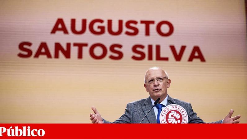Augusto Santos Silva no último congresso do PS