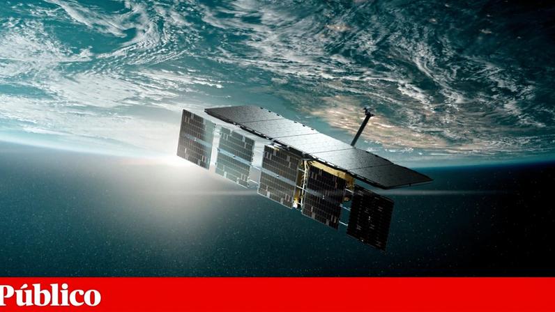 Ilustração do satélite da Constelação do Atlântico