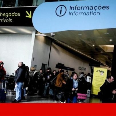 Espera no controlo de fronteira do aeroporto de Lisboa atinge duas horas