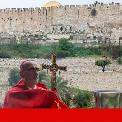 Israelitas impedem patriarca católico de celebrar Domingo de Ramos em Jerusalém
