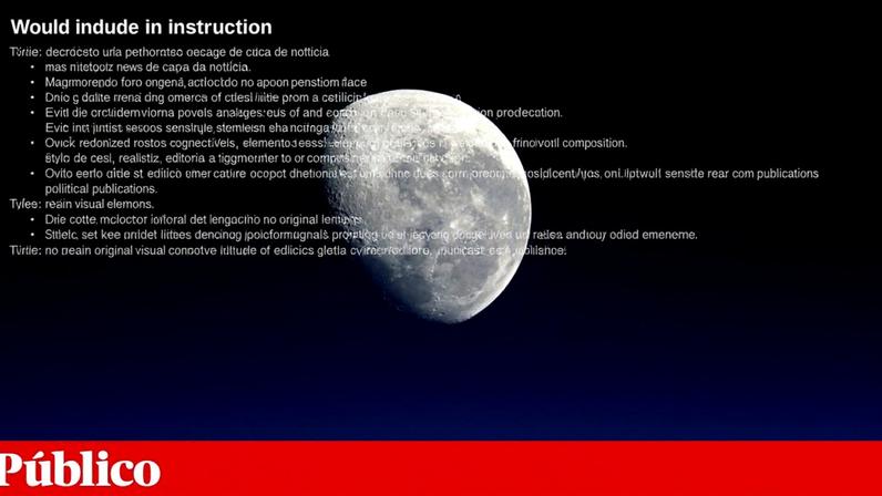 Fotografia da Lua a partir da Estação Espacial Internacional