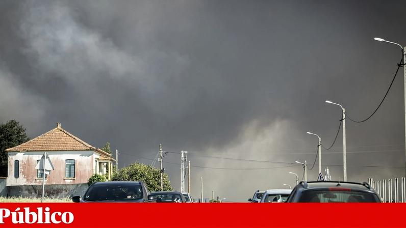 Incêndio em Aveiro nesta terça-feira, 31 de Março