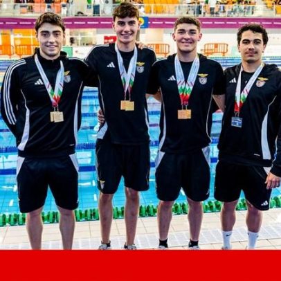 Benfica e Sporting batem recordes nacionais nos 4x100m estilos