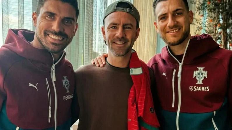 Rúben Neves, Layún e Diogo Dalot reencontraram-se no México