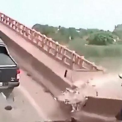 Novas imagens mostram desabamento da ponte JK no Brasil