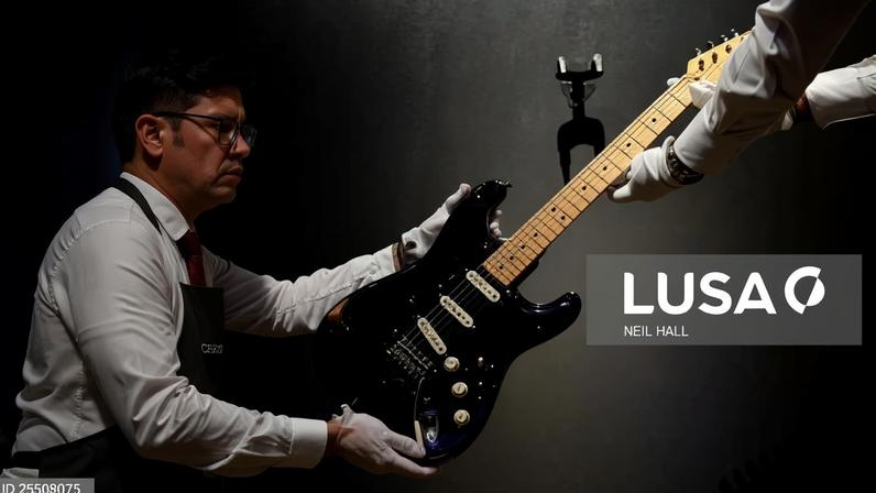 Guitarra dos Pink Floyd atinge recorde de 14,55 milhões de dólares em leilão