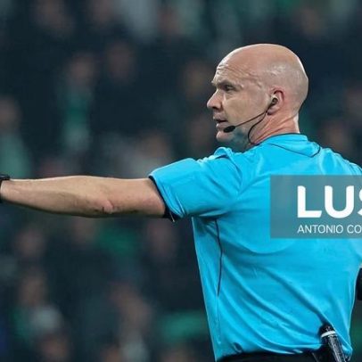 Árbitro inglês Anthony Taylor apita FC Porto-Estugarda