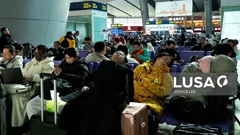 China regista recorde de 9,4 mil milhões de viagens domesticas no Ano Novo Lunar