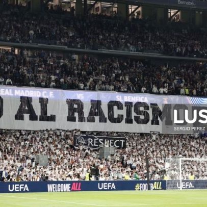 UEFA multa Real Madrid com 15 mil euros por racismo de adeptos frente ao Benfica