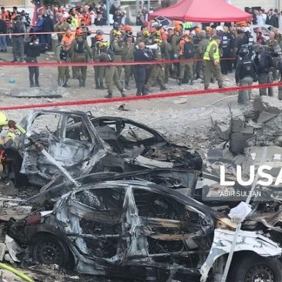 Seis mortos e dezenas feridos por míssil perto de Jerusalém