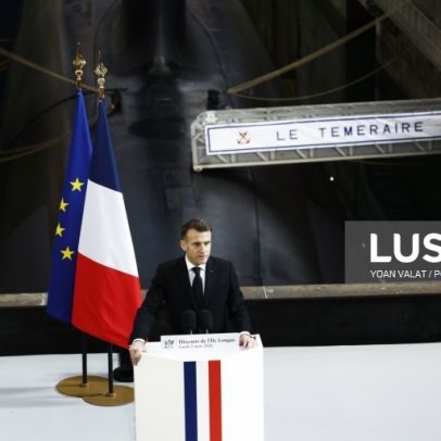 França planeia aumentar número de ogivas nucleares, diz Macron